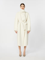 Cashmere robe coat