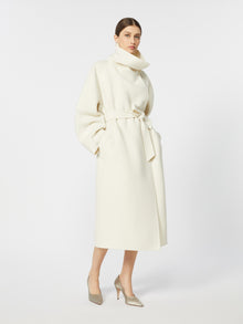 Cashmere robe coat