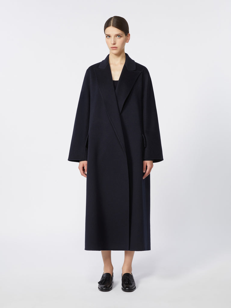 Oversized cashmere coat