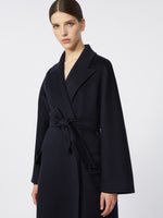 Oversized cashmere coat