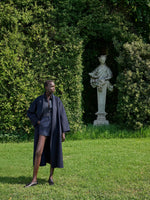 Oversized cashmere coat