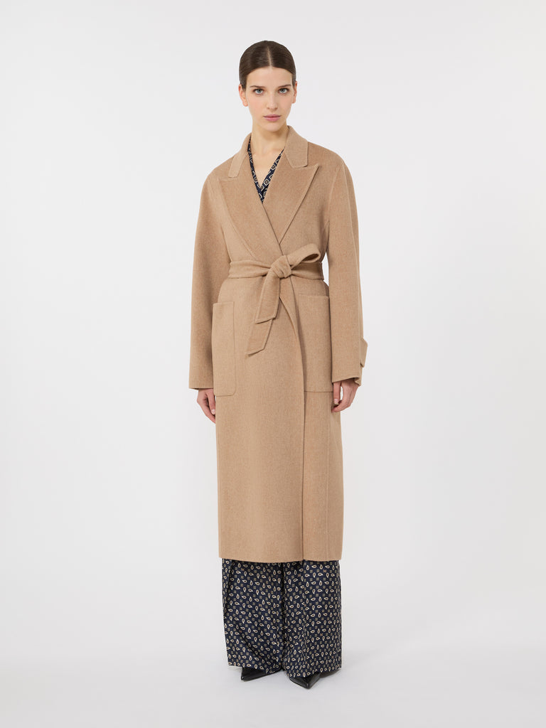 Camel robe coat