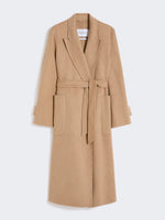 Camel robe coat