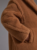 Teddy Bear Icon Coat for Women - Camel - Max Mara KSA
