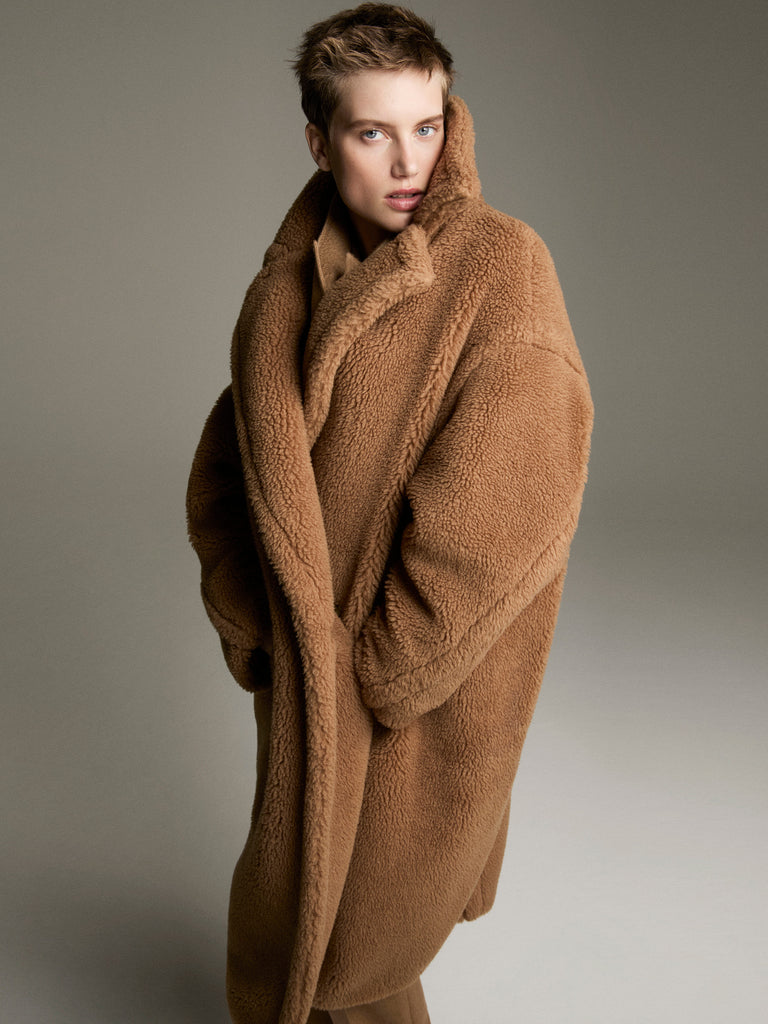 max mara معطف تيدي بير الأيقوني
