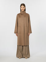 Midi cashmere cardigan coat