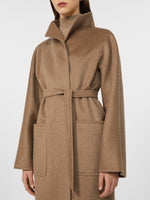 Midi cashmere cardigan coat