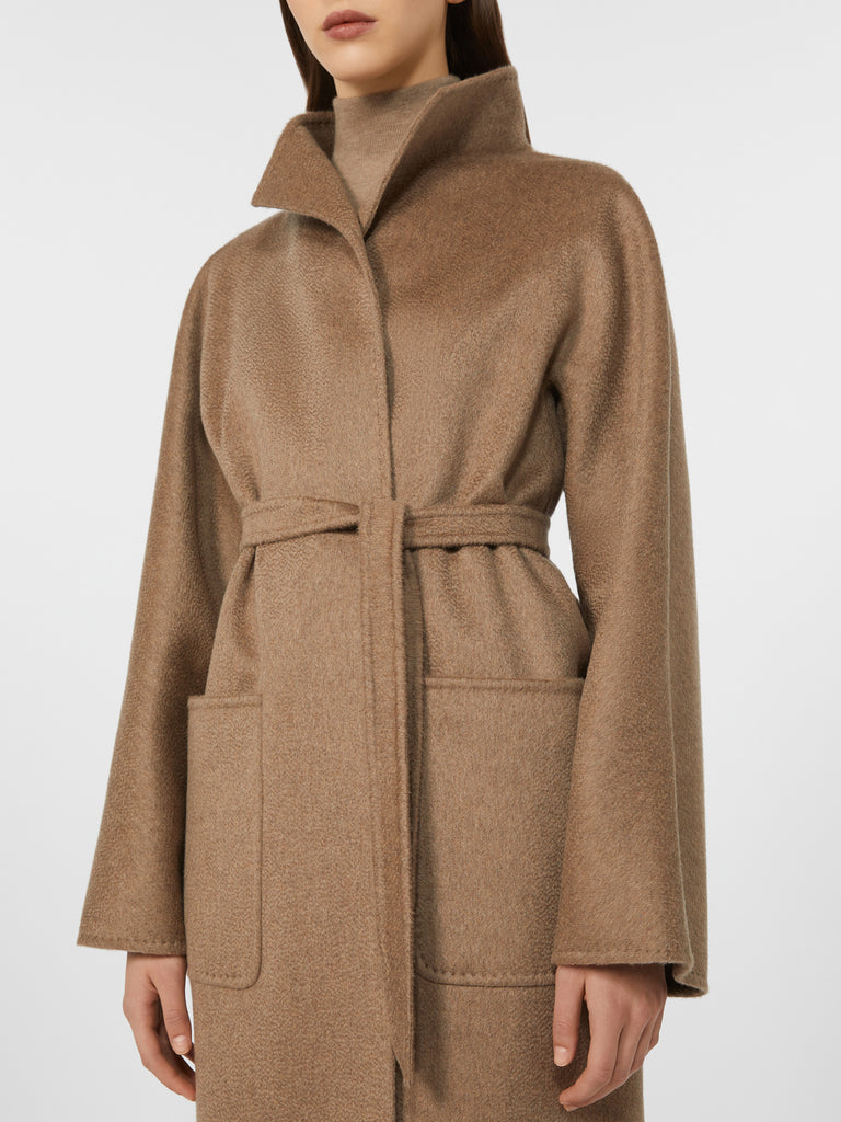 Midi cashmere cardigan coat