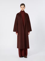 Ludmilla Icon Coat for Women - Brown Bordeaux - Max Mara KSA
