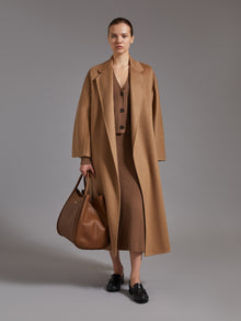 Ludmilla Icon Coat for Women - Camel - Max Mara KSA