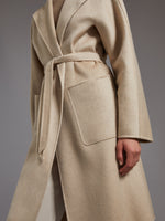 Midi cashmere cardigan coat