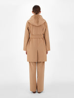 Camel robe coat