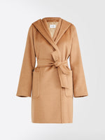 Camel robe coat