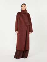 Max Mara Alpaca and wool wrap coat for Women