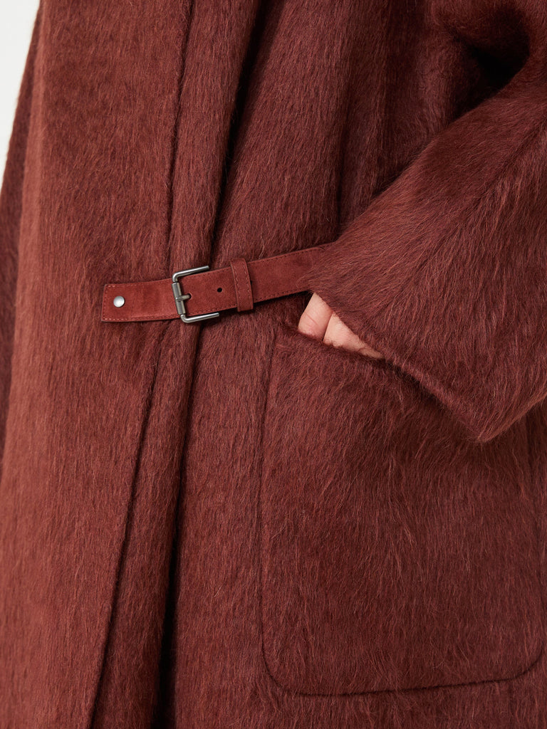 max mara alpaca and wool wrap coat