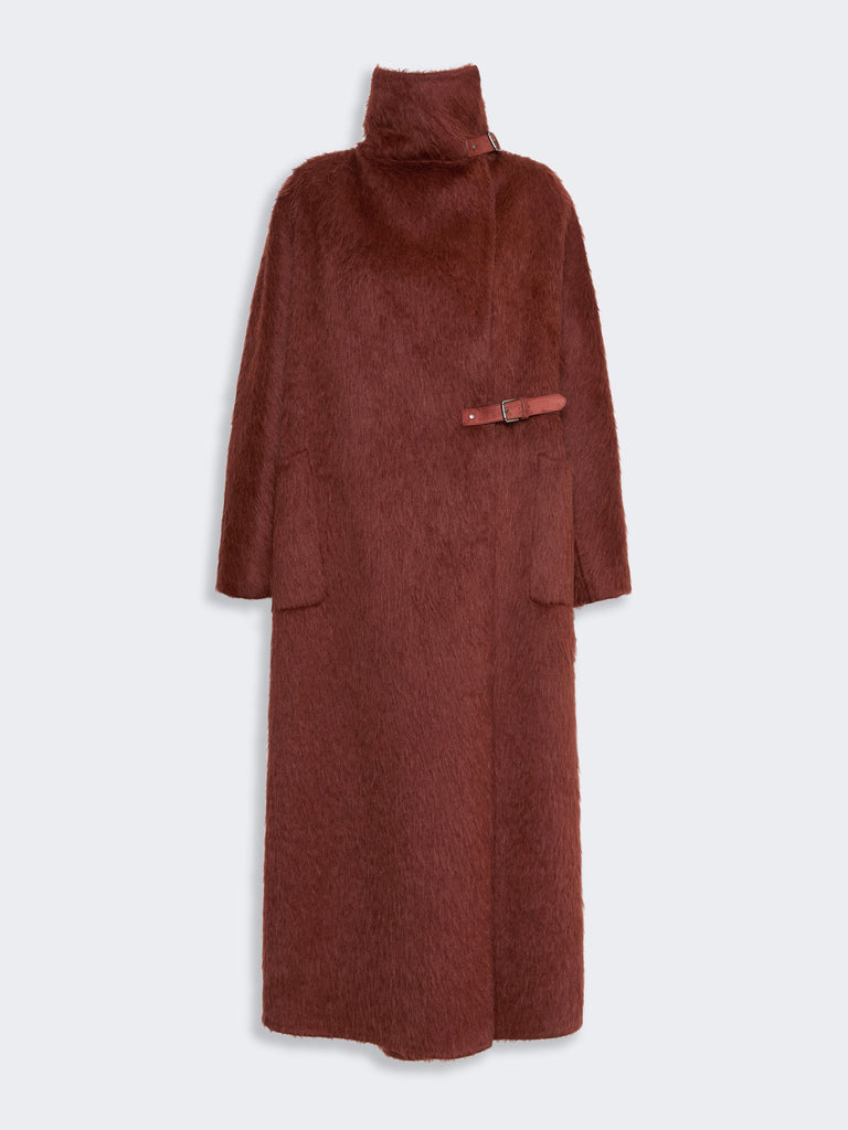 max mara alpaca and wool wrap coat