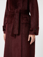 Long wool and alpaca coat