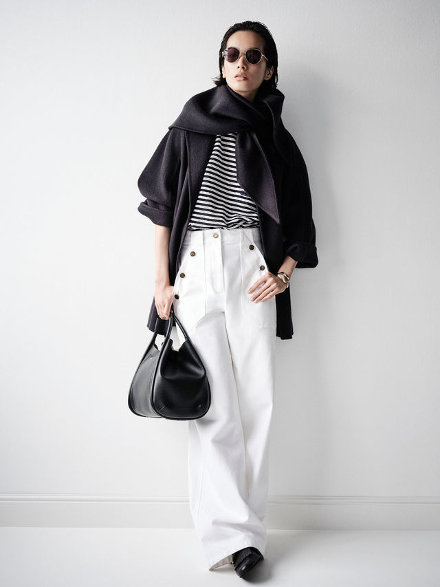 Double Cashmere Coat for Women - Ultramarine - Max Mara KSA