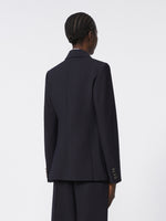 Wool-blend seersucker blazer