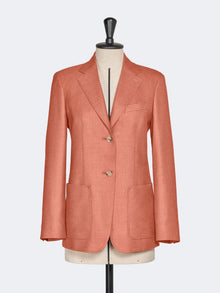 max mara single-breasted wool and silk canvas blazer for women