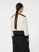 Cotton and linen basketweave jacket