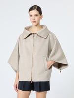 max mara double cashmere cropped coat for women