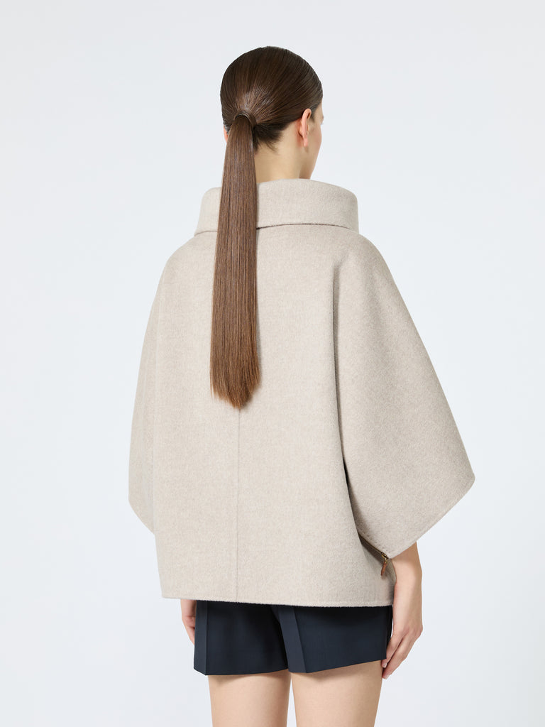 max mara double cashmere cropped coat