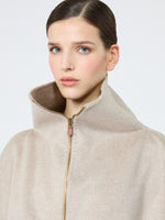 max mara double cashmere cropped coat for women