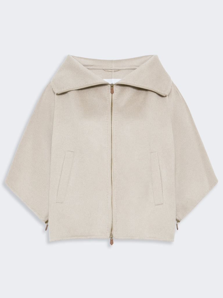 max mara double cashmere cropped coat