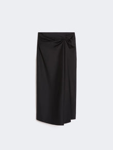 Cotton satin skirt