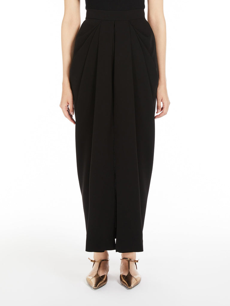 Long cady skirt with pleats