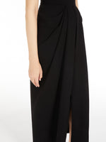 Long cady skirt with pleats