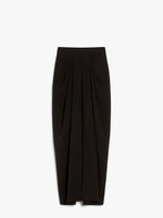 Long cady skirt with pleats