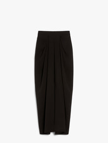 Long cady skirt with pleats