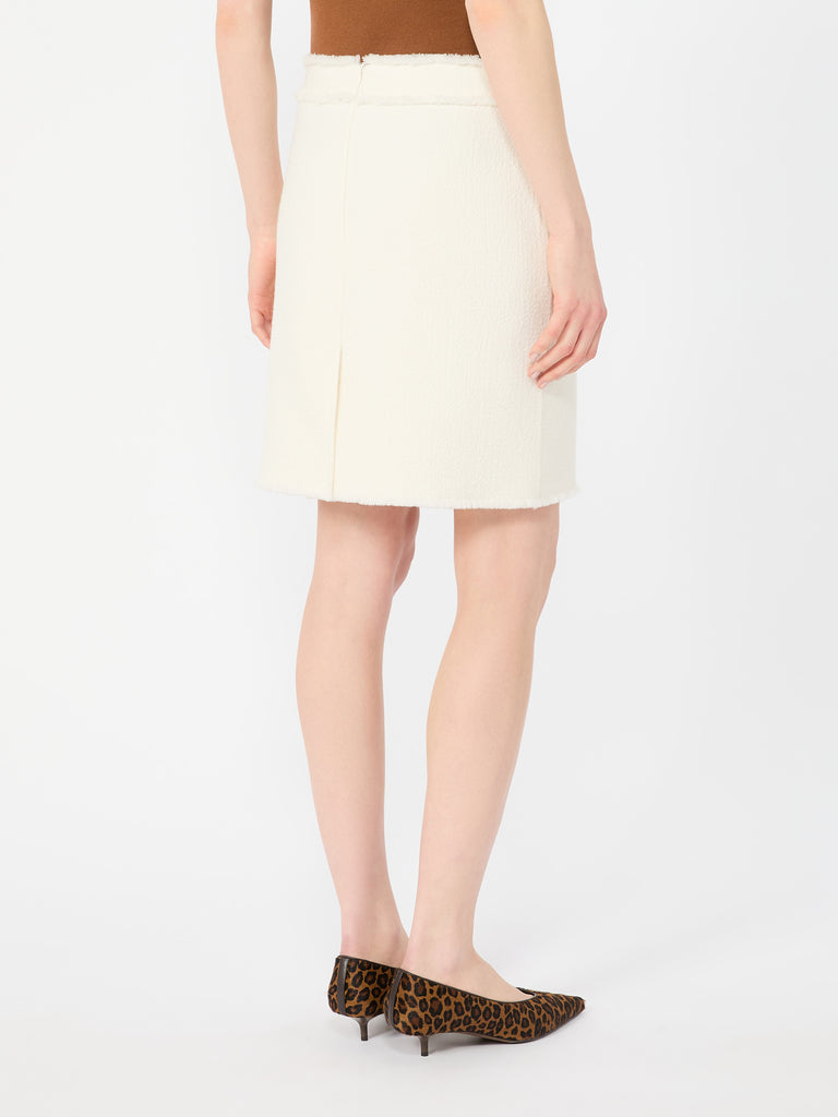 max mara تنورة قصيرة من جيرسيه الصوف