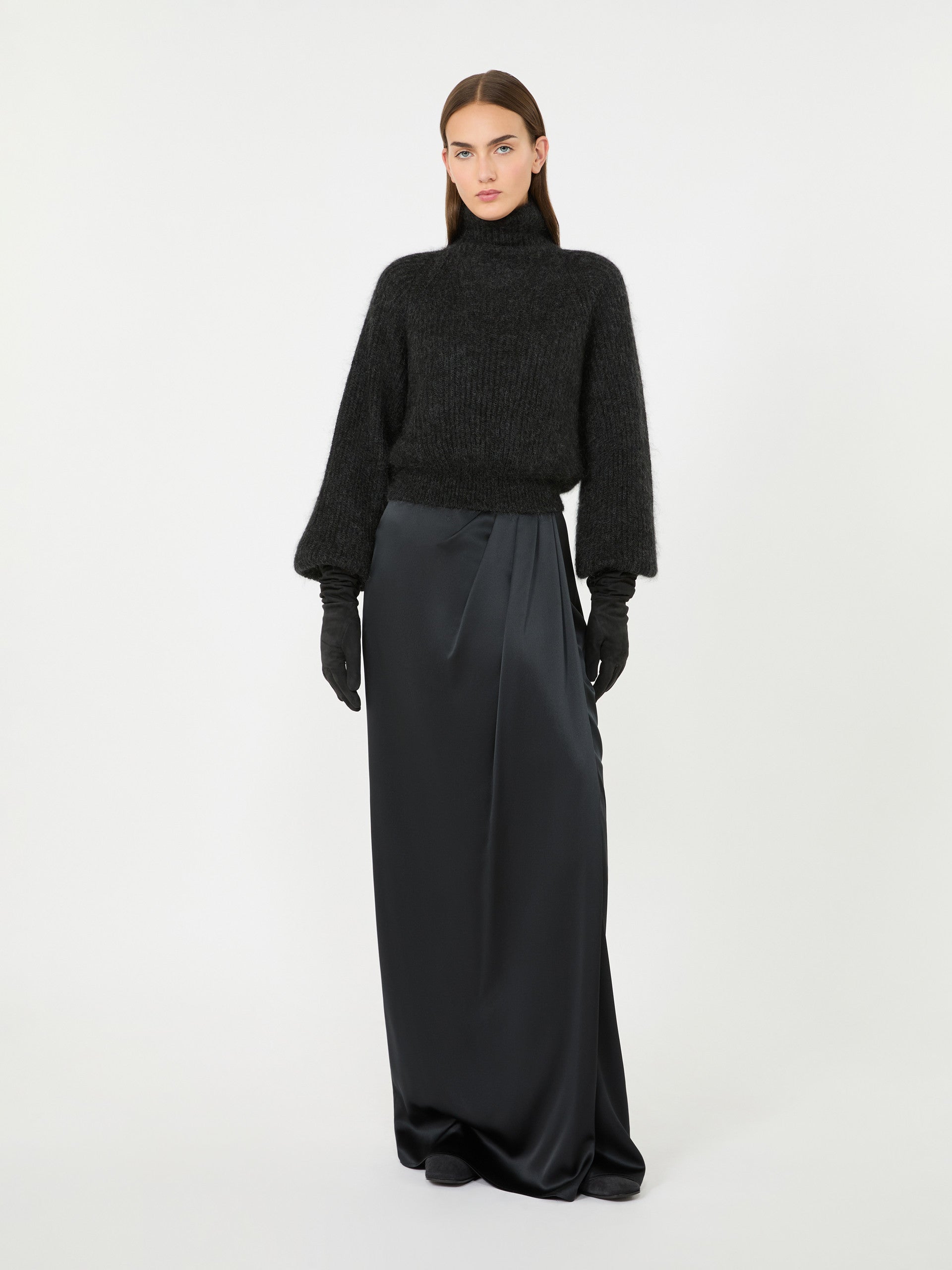 Max Mara Long silk satin skirt for Women