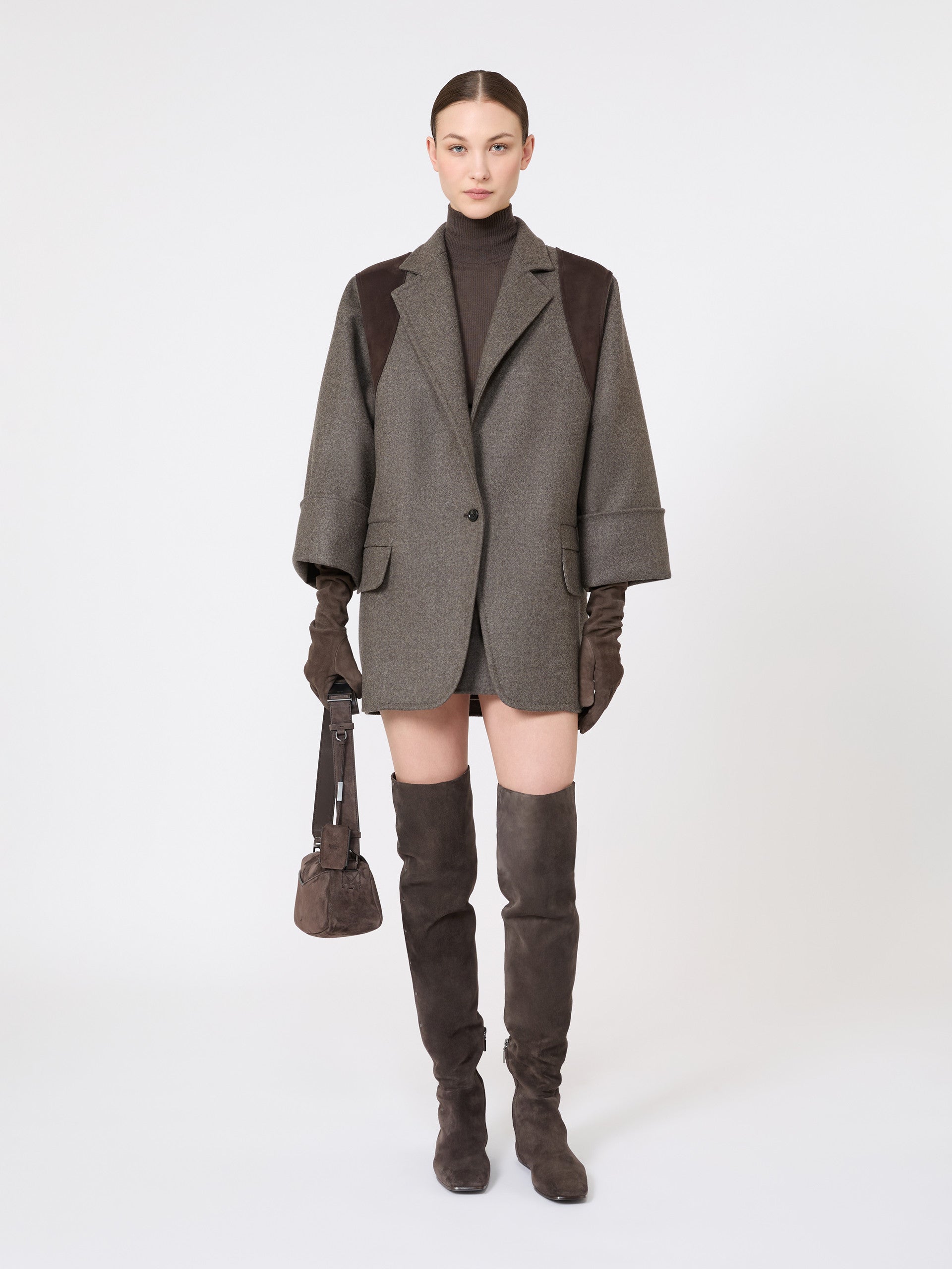 Max Mara Short felted wool skirt for Women