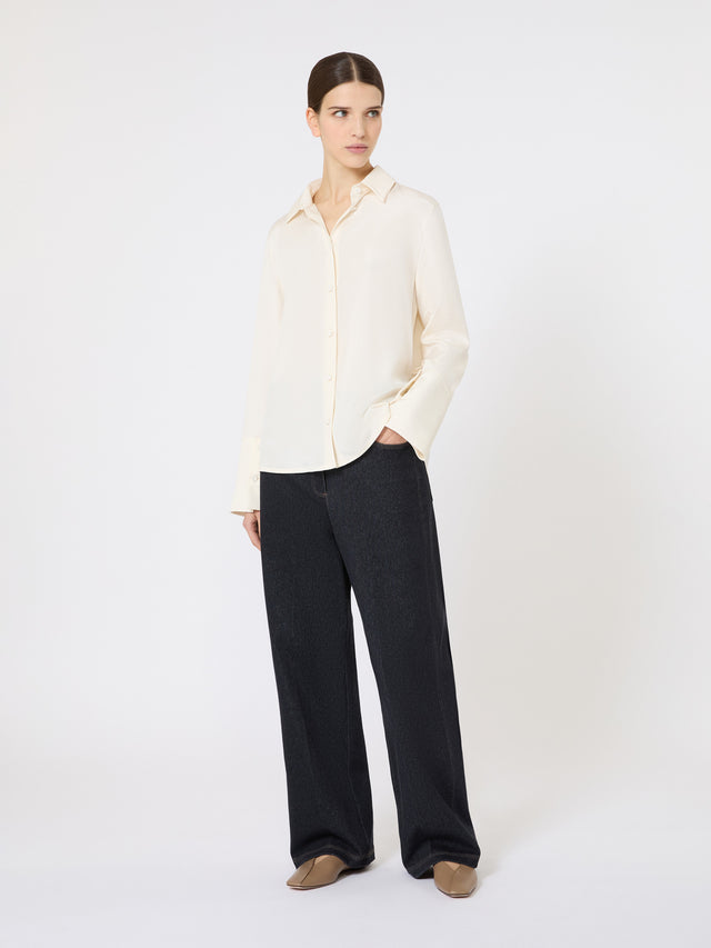 max mara silk crãªpe de chine shirt for women