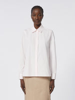 Striped Poplin Shirt for Women - Pink - Max Mara KSA