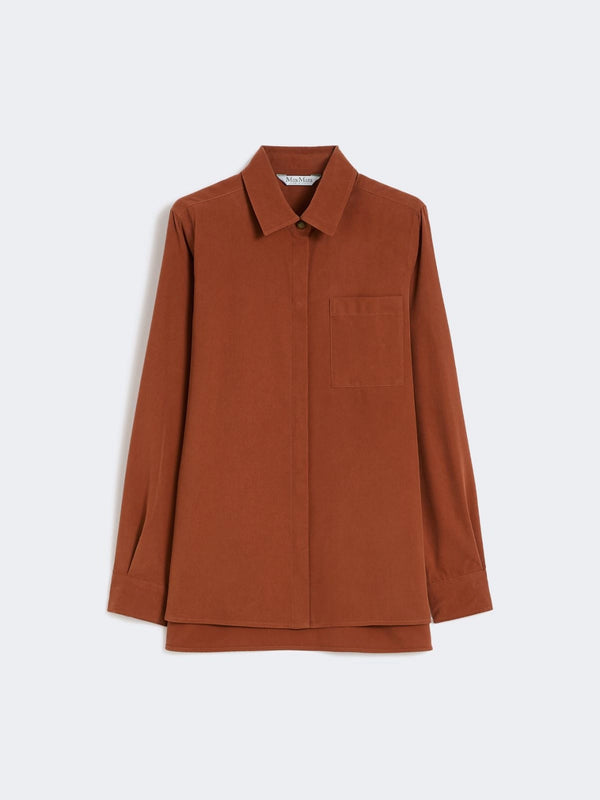 max mara silk canvas shirt for women