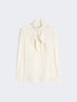 Silk charmeuse blouse