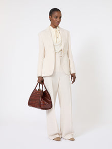 Silk charmeuse blouse