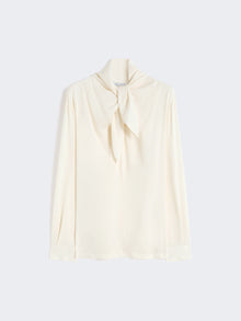 Silk charmeuse blouse