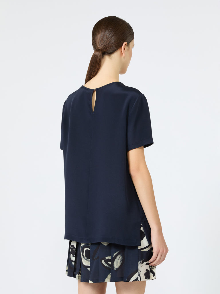 max mara printed silk crepe de chine blouse