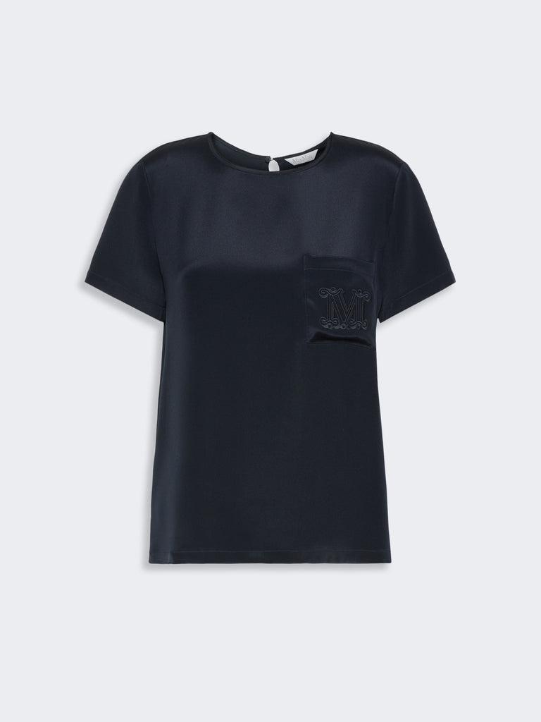 max mara printed silk crepe de chine blouse