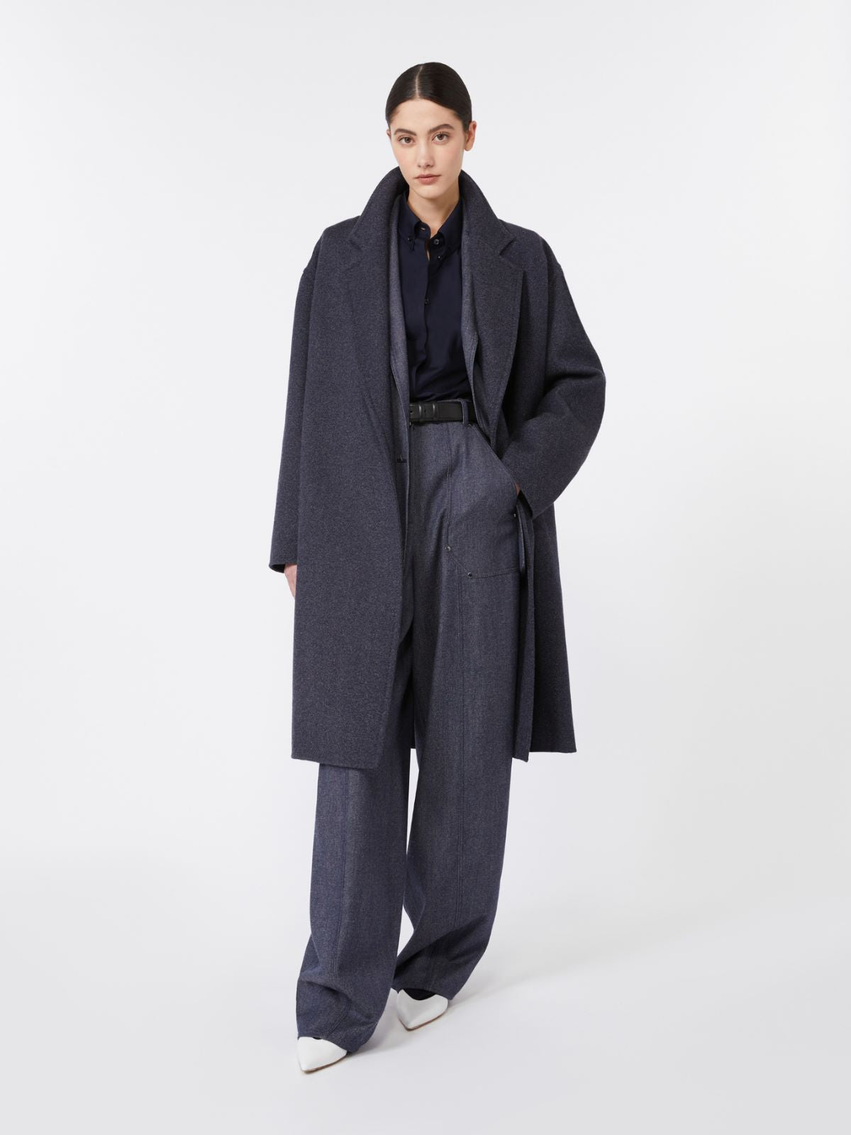 Asymmetrical cotton cloth shirt