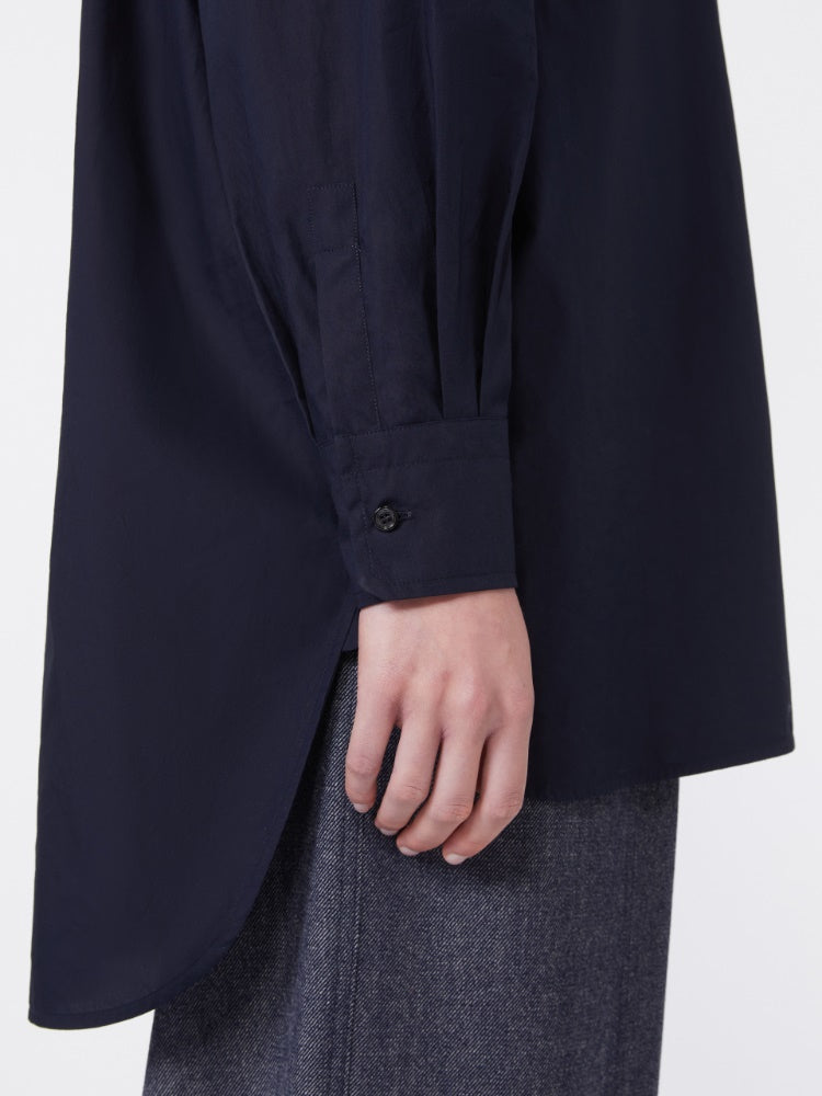 Asymmetrical cotton cloth shirt