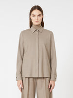 Cashmere foulé shirt