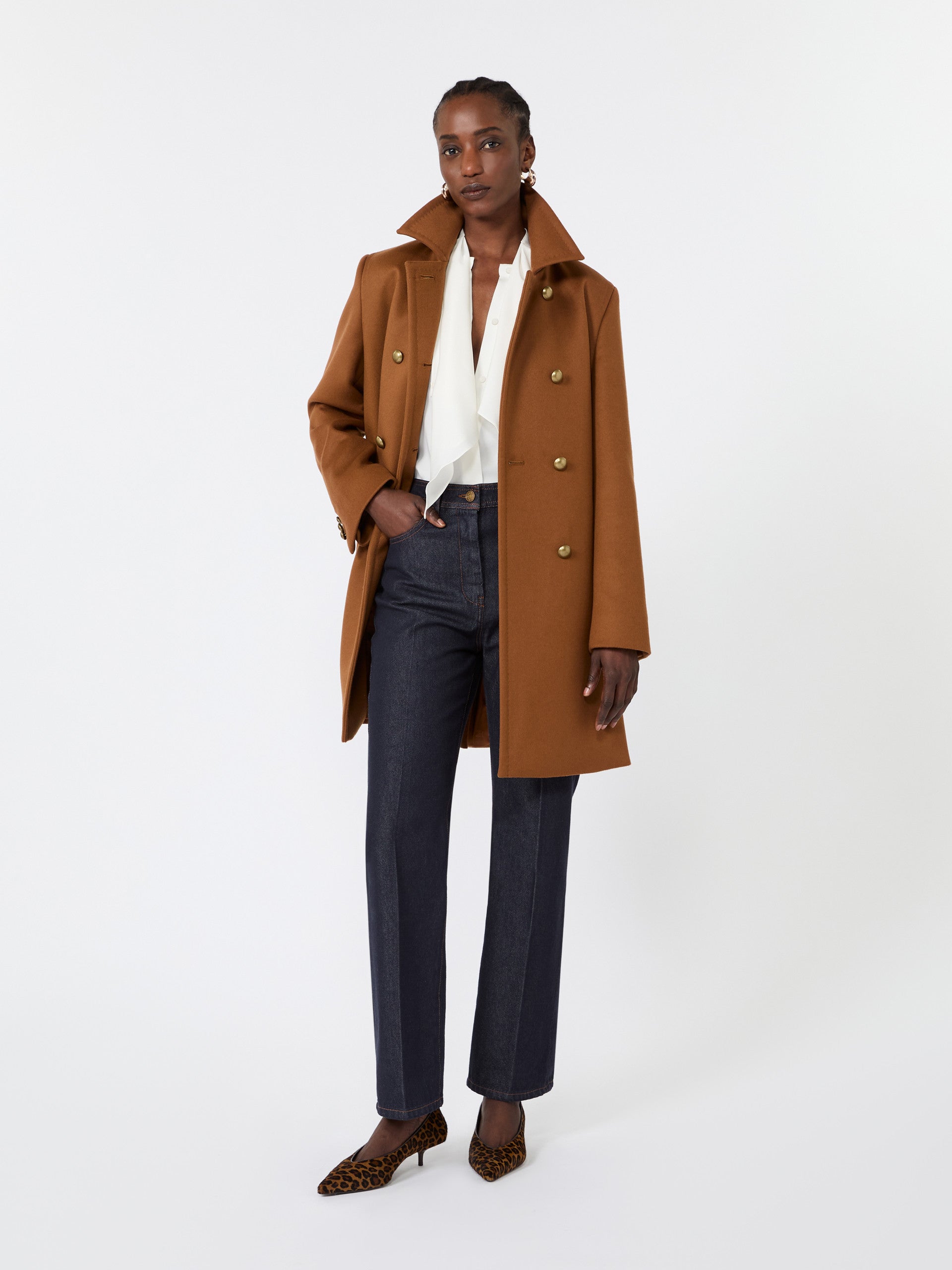 Max Mara Ruffled silk charmeuse shirt for Women