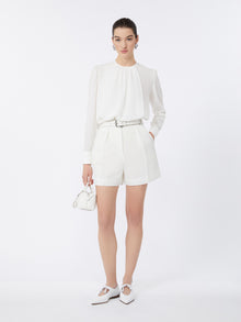 Silk crepe de chine shirt